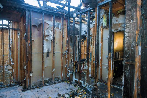Professional Fire Damage Repair technician working in San Luis Obispo, CA